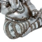 Alternate image 4 for Ridge Road Decor Polystone Ganesh Sculpture in Silver