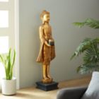 Alternate image 1 for Ridge Road D&eacute;cor Standing Buddha Statue in Gold
