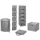 Alternate image 0 for Simply Essential&trade; 5-Piece Closet Organizer Set in Grey