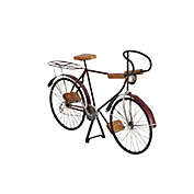 Ride Road D&eacute;cor Vintage Bicycle Metal Sculpture in Rust