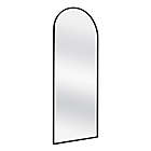 Alternate image 1 for Studio 3B&trade; 70-Inch x 28-Inch Arched Top Leaner Mirror in Black