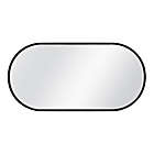 Alternate image 3 for Studio 3B&trade; 32-Inch x 16-Inch Pill-Shaped Wall Mirror in Black