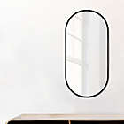 Alternate image 0 for Studio 3B&trade; 32-Inch x 16-Inch Pill-Shaped Wall Mirror in Black