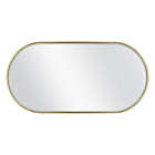 Alternate image 3 for Studio 3B&trade; 32-Inch x 16-Inch Pill-Shaped Wall Mirror in Gold
