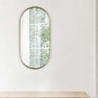 Alternate image 0 for Studio 3B&trade; 32-Inch x 16-Inch Pill-Shaped Wall Mirror in Gold