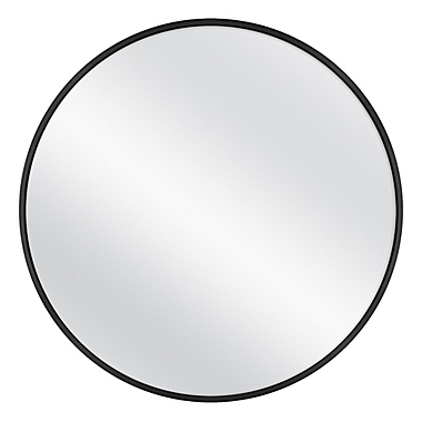 Studio 3B&trade; 26-Inch Round Wall Mirror in Black. View a larger version of this product image.