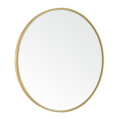 Studio 3B&trade; 26-Inch Round Wall Mirror in Gold. View a larger version of this product image.