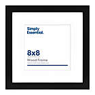 Alternate image 2 for Simply Essential&trade; 9-Piece Gallery 8-Inch x 8-Inch Matted Frame Set in Black