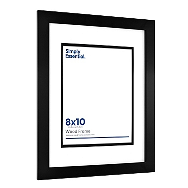 Simply Essential&trade; 8X10 DBL MATTED BLACK. View a larger version of this product image.