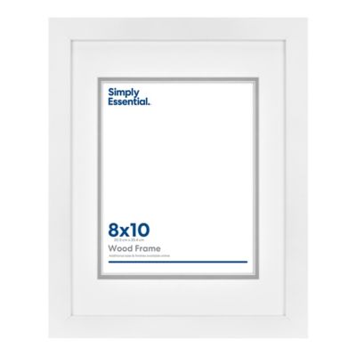 Simply Essential&trade; 8X10 DBL MATTED WHITE