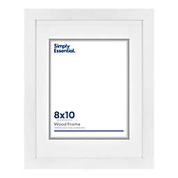Simply Essential™ 8X10 DBL MATTED WHITE