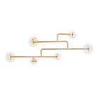 Alternate image 3 for Ridge Road D&eacute;cor Wood Glam Wall Hook in Gold