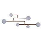 Alternate image 2 for Ridge Road D&eacute;cor Wood Glam Wall Hook in Gold