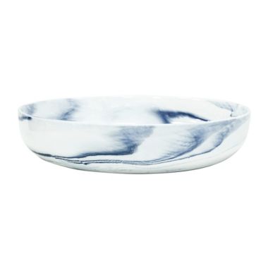 Artisanal Kitchen Supply&reg; Coupe Marbleized 13-Inch Serving Bowl in Blue. View a larger version of this product image.