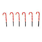 Alternate image 0 for H for Happy&trade; 17.5-Inch LED Candy Cane Pathway Markers in Red/White (Set of 6)
