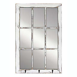 Patton Wall Décor 16.75-Inch x 36-Inch Rectangular Wall Mirror in White