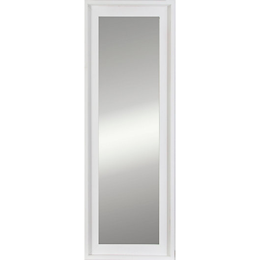 Alternate image 1 for Patton Wall Décor 19-Inch x 57-Inch Wood Leaner Mirror in White