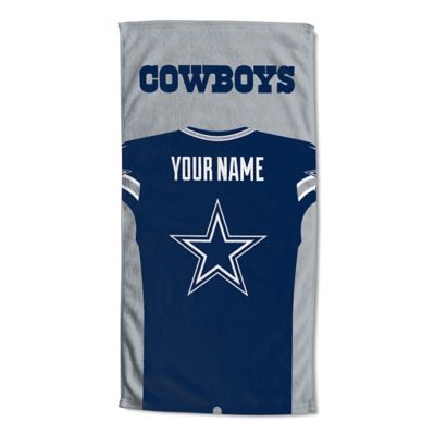 Nfl Dallas Cowboys Jersey Personalized Beach Towel Bed Bath Beyond