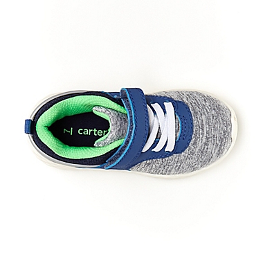 carter&#39;s&reg; Size 5 Sneaker in Grey/Blue. View a larger version of this product image.