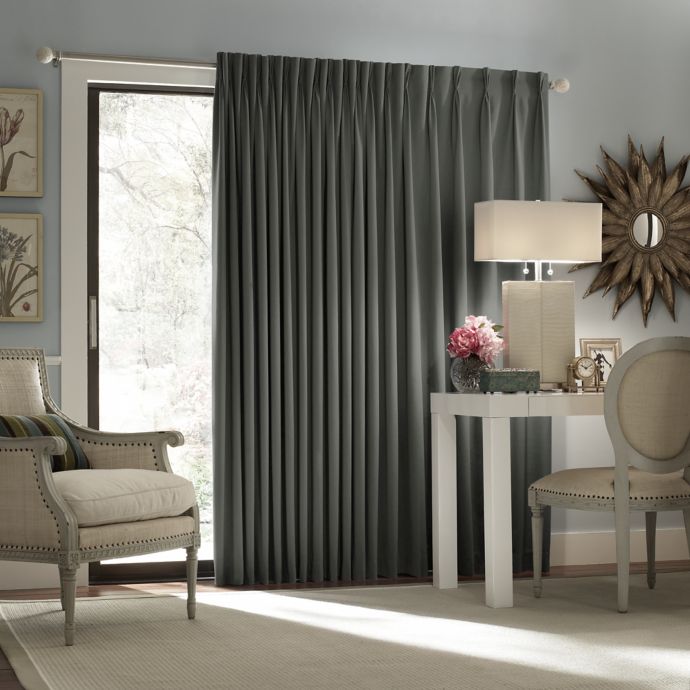 Eclipse Pinch Pleat Patio Door Panel Bed Bath Beyond