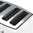 Alternate image 6 for Black &amp; Decker&trade; Honeycomb 4-Slice Toaster in White