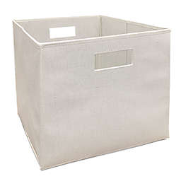 Squared Away™ 13-Inch Collapsible Storage Bin in Linen