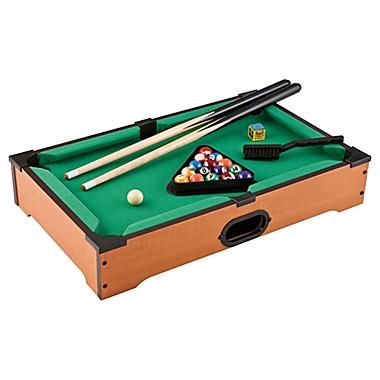 Mainstreet Classics Sinister Table Top Billiards Game 21-Piece Set. View a larger version of this product image.