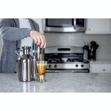 GrowlerWerks uKeg Nitro Cold Brew Coffee Maker in Black Chrome. View a larger version of this product image.