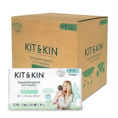 Kit &amp; Kin&trade; Hypoallergenic Size 1 160-Count Disposable Diapers. View a larger version of this product image.