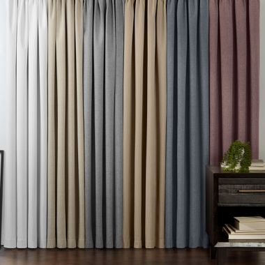 Brookstone&trade; Birch Slidewell 108-inch 100% Blackout & Draft Blocker Curtain Panel in Grey. View a larger version of this product image.