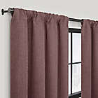 Alternate image 1 for Brookstone&trade; Birch Slidewell 63-inch 100% Blackout & Draft Blocker Curtain Panel in Berry