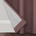 Alternate image 2 for Brookstone&trade; Birch Slidewell 63-inch 100% Blackout & Draft Blocker Curtain Panel in Berry