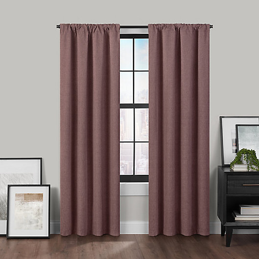 Alternate image 1 for Brookstone™ Birch Slidewell 100% Blackout & Draft Blocker Window Curtain Panel (Single)