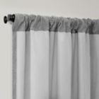 Alternate image 3 for Brookstone&trade; Birch Slidewell 108-inch 100% Blackout & Draft Blocker Curtain Panel in Grey