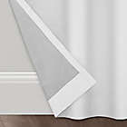 Alternate image 2 for Brookstone&trade; Birch Slidewell 84-inch 100% Blackout & Draft Blocker Curtain Panel in White