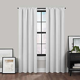 Brookstone™ Birch Slidewell 95-inch 100% Blackout & Draft Blocker Curtain Panel in White