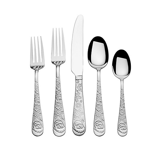 Alternate image 1 for Towle® Everyday 20-Piece Santa Flatware Set in Silver