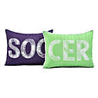 Alternate image 5 for Lush Decor Girl&#39;s Soccer Kick Reversible Quilt Set in Purple