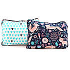Alternate image 4 for Lush Decor Pixie Fox 3-Piece Reversible Twin Quilt Set in Navy/Pink