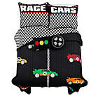 Alternate image 2 for Lush Decor Racing Cars 5-Piece Reversible Full/Queen Quilt Set in Black