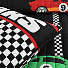 Alternate image 6 for Lush Decor Racing Cars Reversible Quilt Set in Black