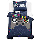 Alternate image 6 for Lush Decor Video Games 4-Piece Reversible Twin Quilt Set in Navy