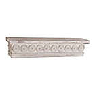 Alternate image 0 for Ridge Road D&eacute;cor 28-Inch Chinese Fir Wood Vintage Floating Wall Shelf in White