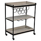 Alternate image 0 for Bee &amp; Willow&trade; Bar Cart with Wine Rack in Natural/Black