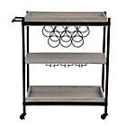 Alternate image 6 for Bee &amp; Willow&trade; Bar Cart with Wine Rack in Natural/Black