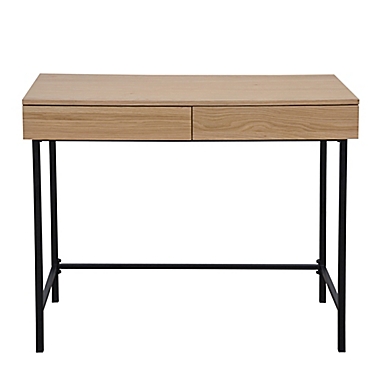 Studio 3B&trade; Wood and Metal Vanity Desk in Black. View a larger version of this product image.