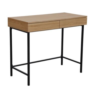 Studio 3B&trade; Wood and Metal Vanity Desk in Black. View a larger version of this product image.
