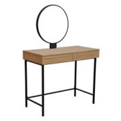 Studio 3B&trade; Wood and Metal Vanity Desk in Black
