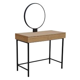 Studio 3B™ Wood and Metal Vanity Desk in Black
