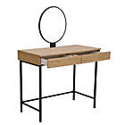 Alternate image 7 for Studio 3B&trade; Wood and Metal Vanity Desk in Black